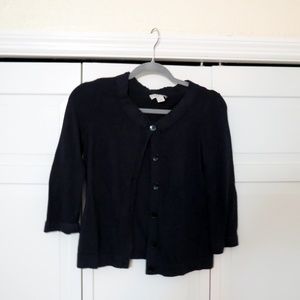 Ann Taylor LOFT petites Navy Cardigan